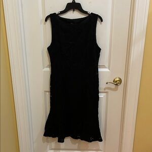 Allegra K Black Midi Dress